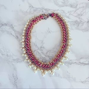 Pearl Golden Statement Necklace